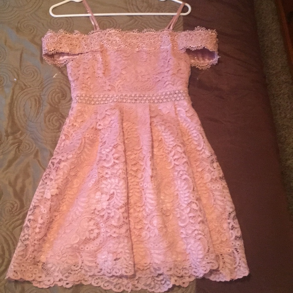 Casual cute blush pink dress